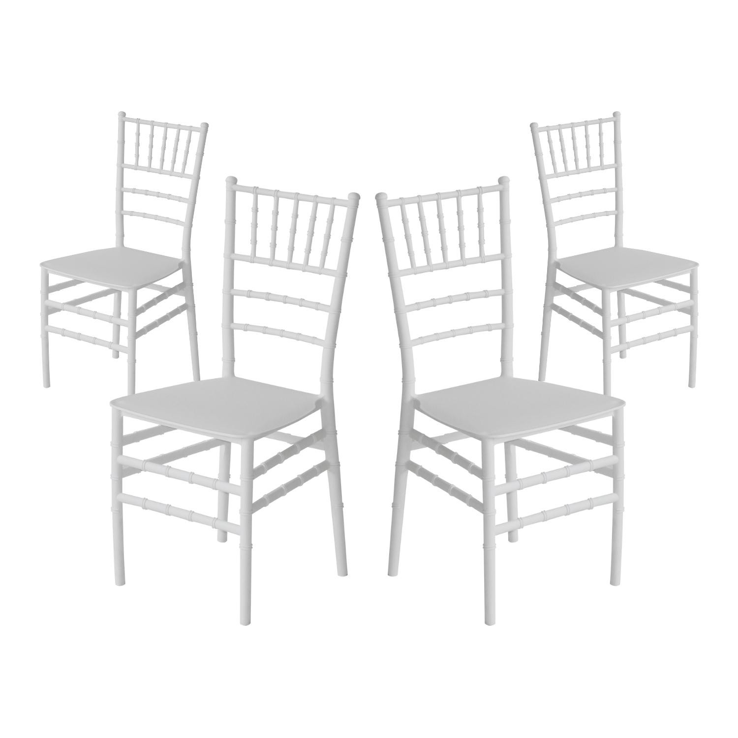 Pack 4 Sillas para Catering Apilables Dorothy 45x43x88cm 7house Sillas y Sillones de Exterior 1